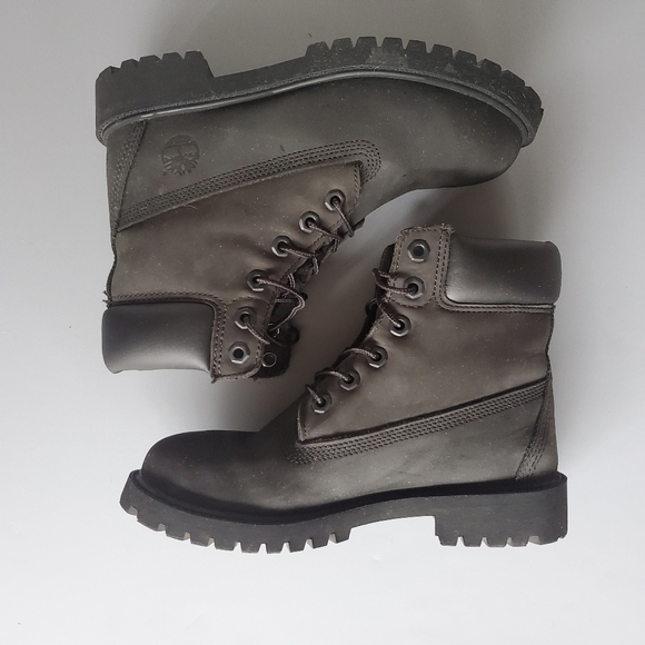 youth black timberland boots